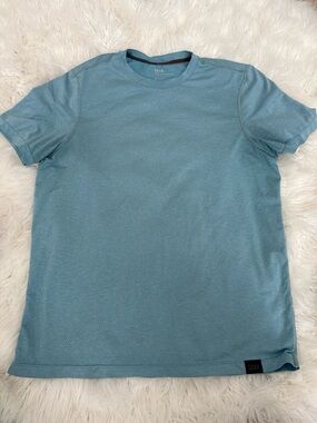 Saxx Short Sleeve Crew Tee in Aqua Blue